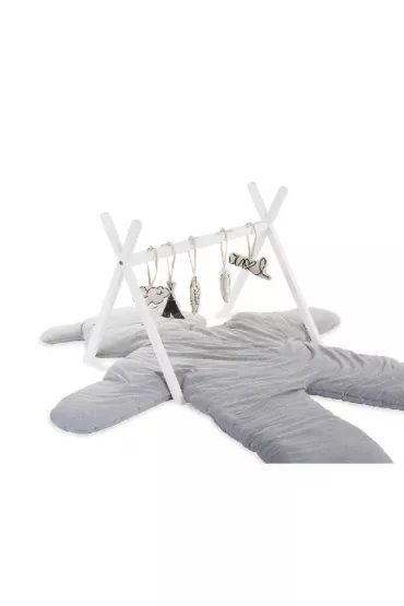 Childhome Rama na zabawki Tipi Play Baby Gym White