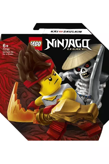 LEGO NINJAGO Epicki zestaw bojowy - Kai kontra Szkielet 71730