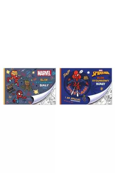 Beniamin Blok rysunkowy A4/20K bia�y Spider man mix