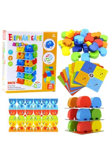 Wie�a ze s�onik�w 45el LeanToys