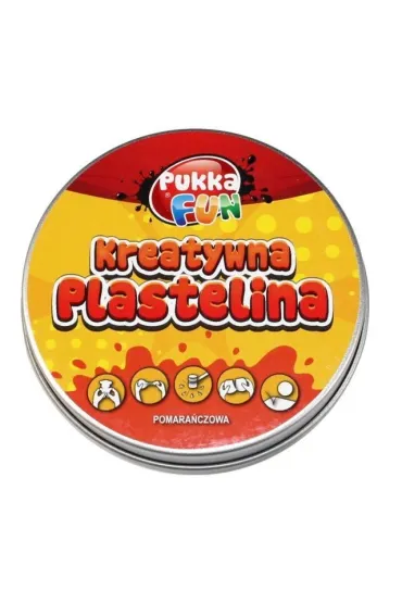 Plastelina kreatywna Pukka Fun 8327-6 STANDARDOWA POMARA�CZOWA Pukka Pad