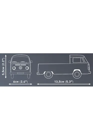Action Town. Volkswagen T2a Pritschenwagen