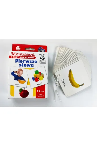 Montessori Karty obrazkowe Pierwsze sowa