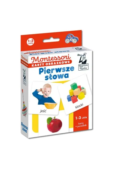 Montessori Karty obrazkowe Pierwsze sowa
