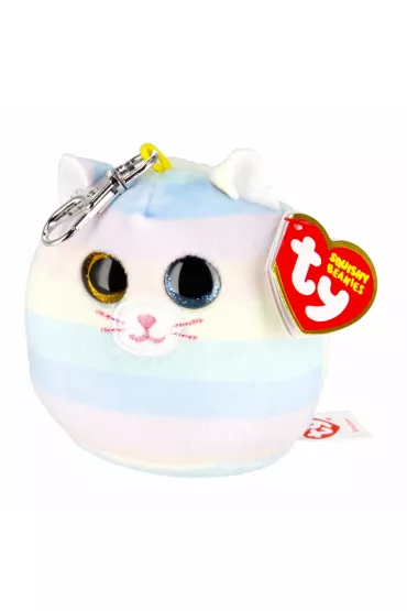 Beanie Boos Brelok 8 cm Kot Squishy Heather METEOR TY39561