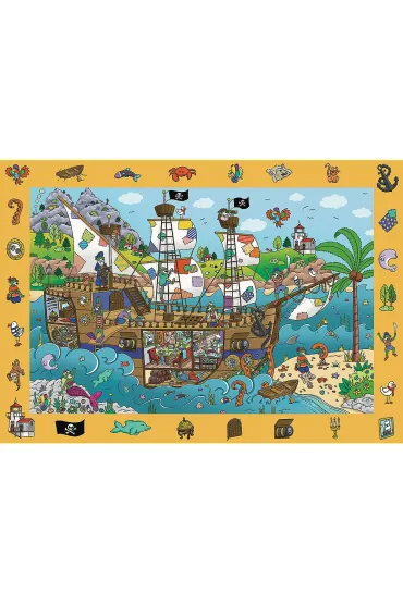 Puzzle obserwacyjne 100 el. Spy Guy Statek Trefl