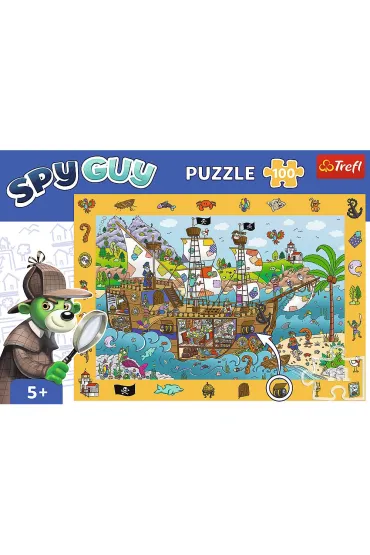 Puzzle obserwacyjne 100 el. Spy Guy Statek Trefl