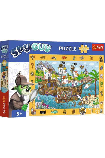 Puzzle obserwacyjne 100 el. Spy Guy Statek Trefl