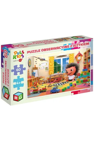 Puzzle obserwacyjne 60 el. Z je�ykiem Multigra