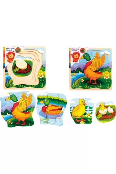 Puzzle warstwowe Kaczka 1569639 Playme