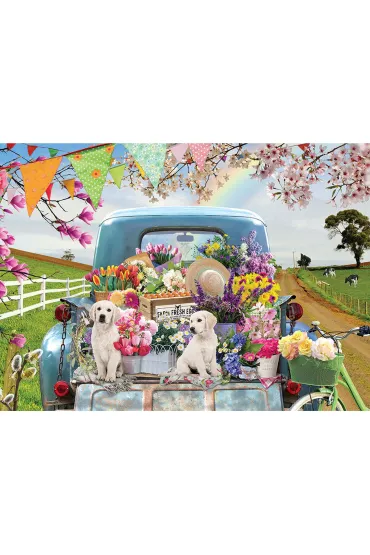 Puzzle 500 Wiosenna przeja�d�ka 113776 Cobble Hill