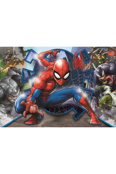 Puzzle 104 el. SuperColor. Spider-Man Clementoni