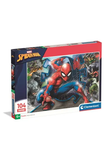 Puzzle 104 el. SuperColor. Spider-Man Clementoni