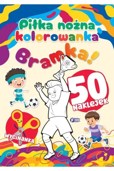 Pi�ka no�na. Kolorowanka