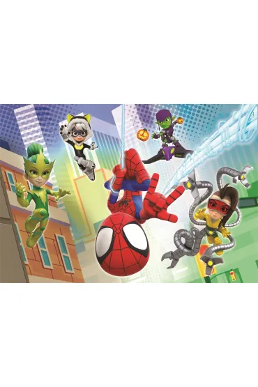 Puzzle 2x60 el. SuperColor. Spidey Clementoni