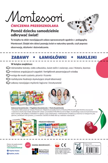 Montessori. �wiczenia przedszkolaka - Katarzyna Szcze�niewska, Magdalena Szcze�niewska, Marta Szcze�niewska
