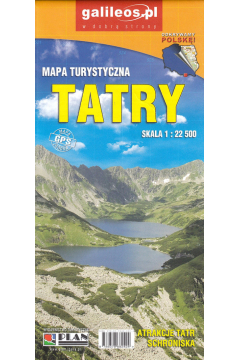 Tatry. Mapa turystyczna 1:22 500