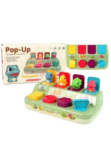 Zabawka zr�czno�ciowa pop-up dinozaury LeanToys