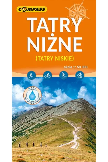 Tatry Ni�ne (Tatry Niskie) mapa laminowana skala 1 : 50 000