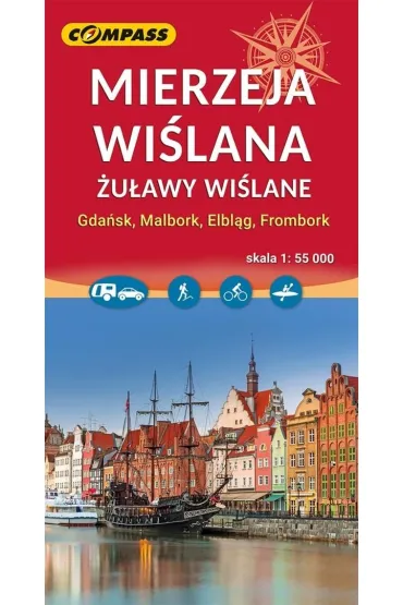 Mapa - Mierzeja Wi�lana 1:55 000
