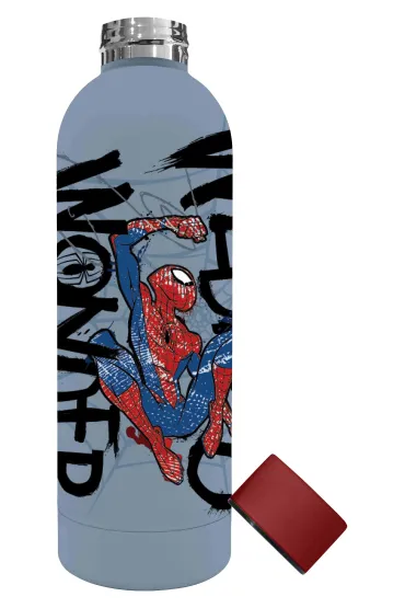 Marvel - komiksy, zabawki, gad�ety Bidon ze stali nierdzewnej z nadrukiem 3D Spiderman 843372 500 ml