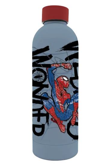 Marvel - komiksy, zabawki, gad�ety Bidon ze stali nierdzewnej z nadrukiem 3D Spiderman 843372 500 ml