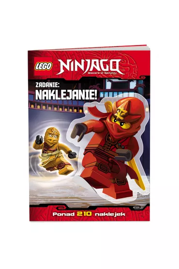LEGO NINJAGO. Zadanie: naklejanie. 210 naklejek