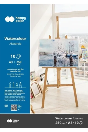 Blok akwarelowy ART A3/10K 250g Happy Color
