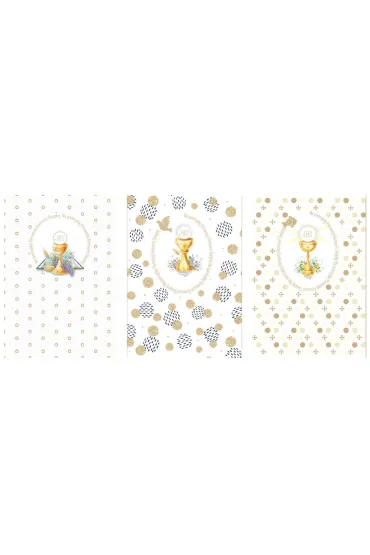 Trend Karnet B6 Komunia �wi�ta silver mix