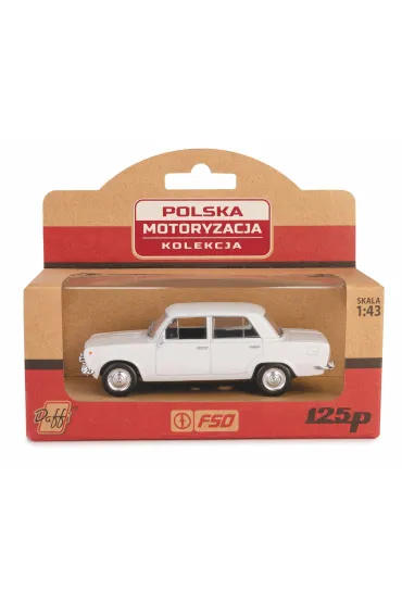 DAFFI KOLEKCJA PRL FIAT 125P BIA�Y 1 43