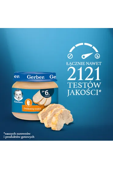 Gerber Obiadek delikatny indyk dla niemowl�t po 6 miesi�cu 80 g