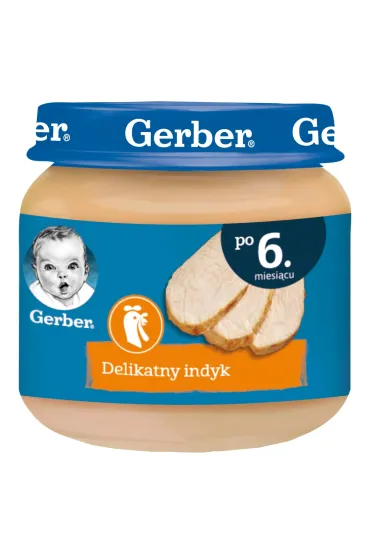 Gerber Obiadek delikatny indyk dla niemowl�t po 6 miesi�cu 80 g