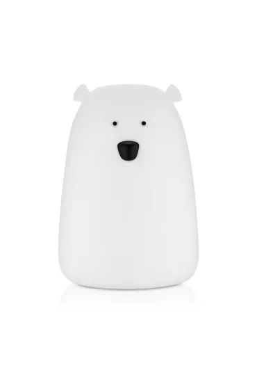 Rabbit&Friends Mi� du�y lampka silikonowa bia�a