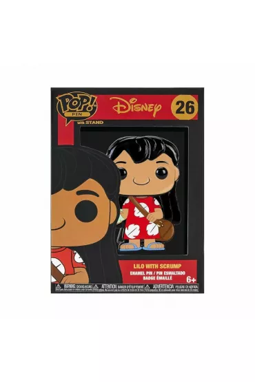 Funko POP Pin Stitch Lilo With Scrump