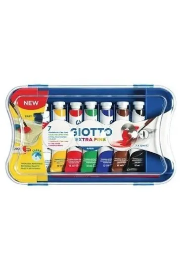 Farby plakatowe w tubkach 7 kolor�w GIOTTO