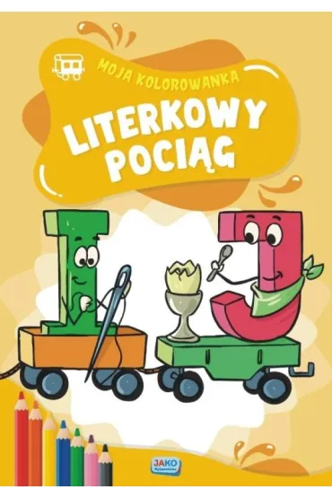 Moja kolorowanka. Literkowy poci�g