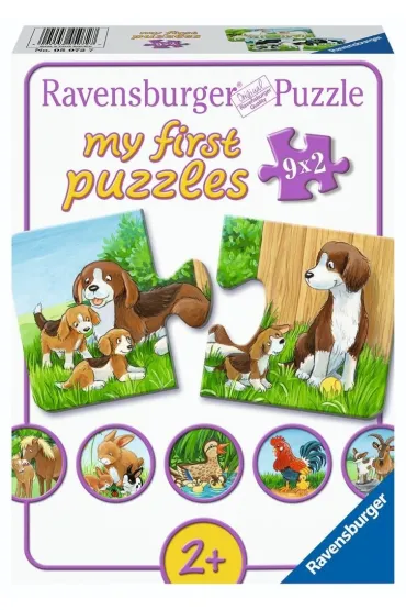 Puzzle 9x2 Farmyard Families Ravensburger