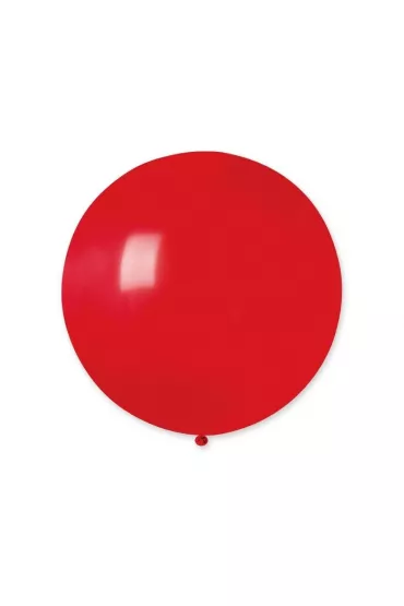 Balony Gemar pastelowe czerwone 48cm 25 szt