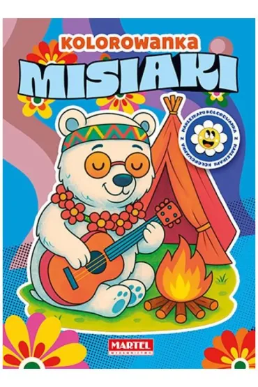 Kolorowanka z naklejkami Misiaki