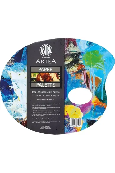 Astra Paletka papierowa 25x30 cm, 60g