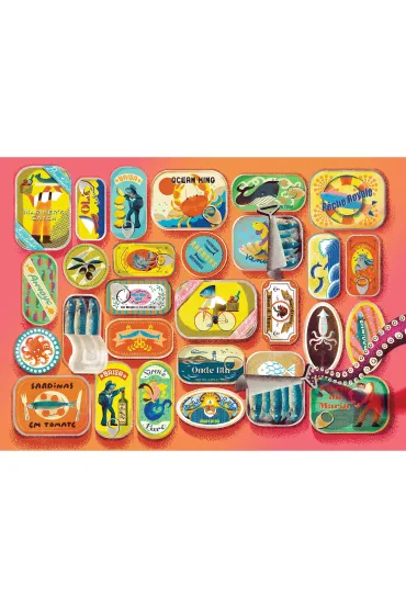 Puzzle 500 Sardynki i przyjaciele 113754 Cobble Hill