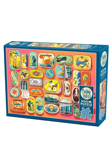 Puzzle 500 Sardynki i przyjaciele 113754 Cobble Hill