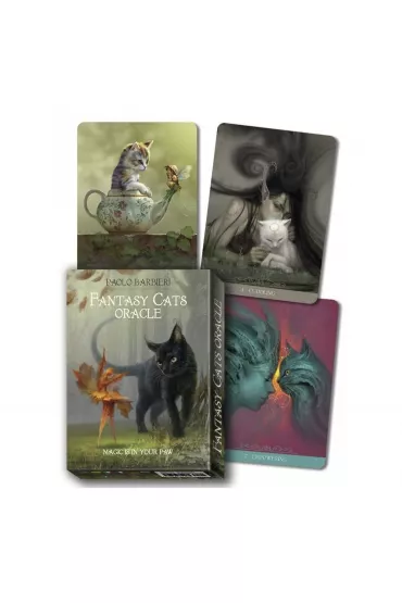 Barbieri Fantasy Cats, karty do wr�enia - Paolo Barbieri