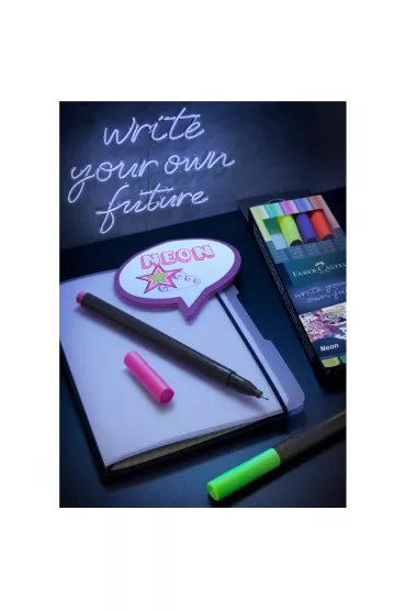 Faber-Castell Cienkopisy neonowe Grip 5 szt.