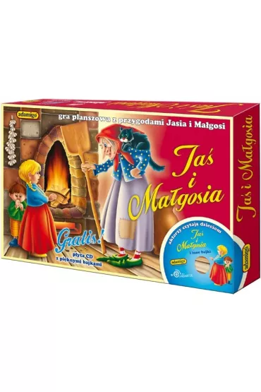 Ja� i Ma�gosia. Gra planszowa + p�yta CD z pi�knymi bajkami Adamigo