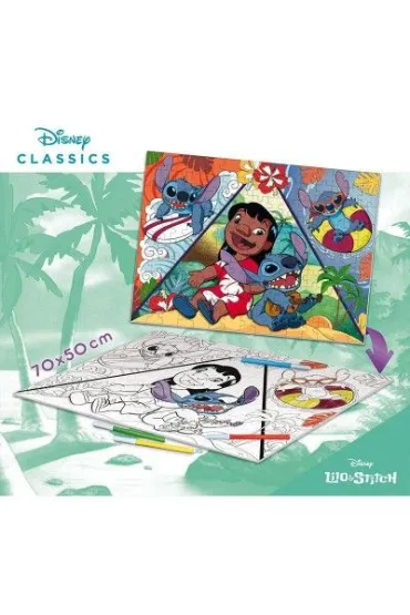 Puzzle 150 el. MaxiFloor Lilo&Stitch Lisciani