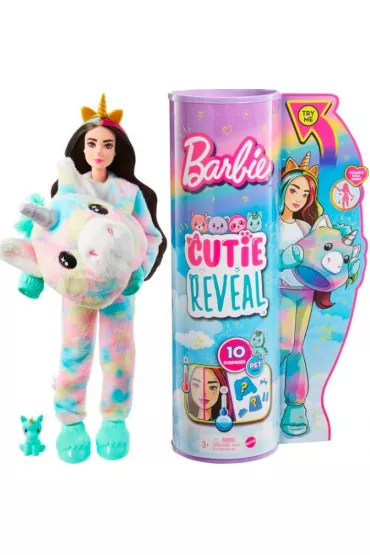 Barbie Cutie Reveal Lalka Jednoro�ec Seria 2 Kraina Fantazji HJL58 Mattel