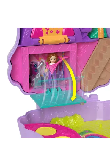 Polly Pocket. Biwakowa lama - Zestaw kompaktowy