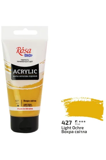 Rosa Farba akrylowa Light Ochra 427 45ml