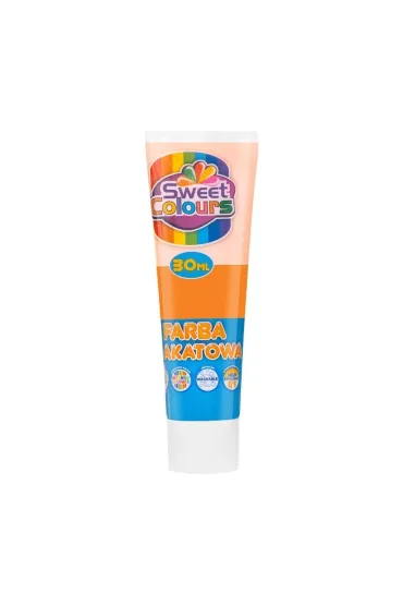 Sweet colours Farba plakatowa w tubie oran� 30 ml